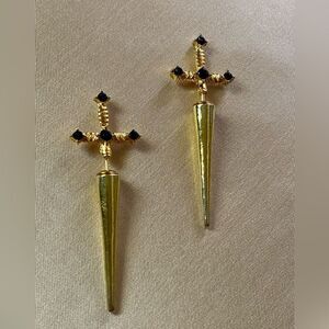 Bohemian cross earrings M12